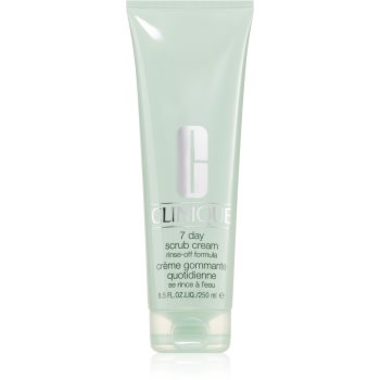 Clinique 7 Day Scrub Cream Rinse-Off Formula exfoliant de curățare pentru utilizarea de zi cu zi - imagine 2